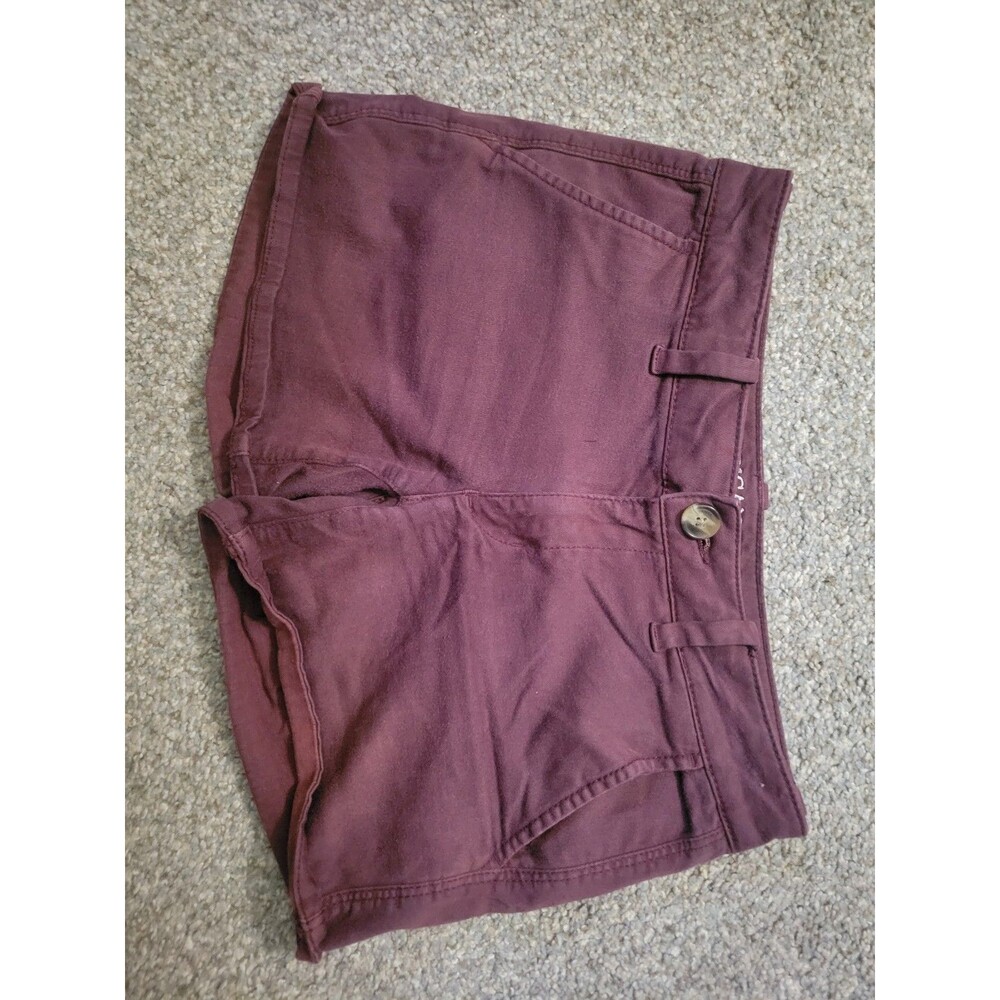 Burgundy American Eagle Midi Shorts Sz 2